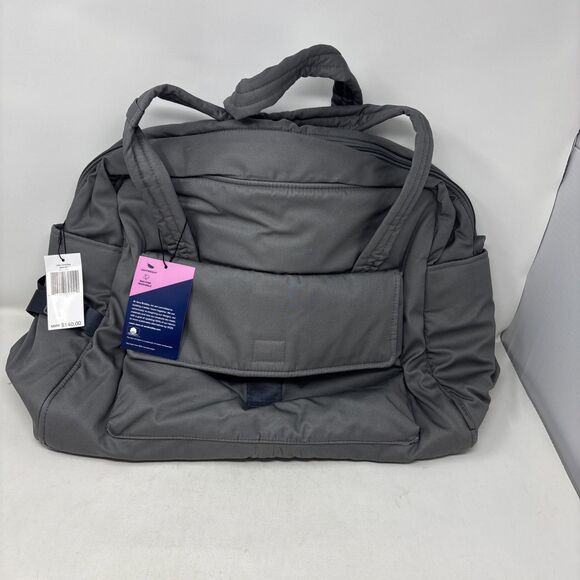 Vera Bradley Handbags - Vera Bradley Utility Travel Bag Galaxy Gray Recycled Cotton Weekender NWT